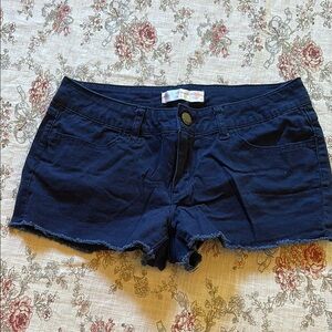 No Boundaries Blue Jean Shorts Casual Cut-Off